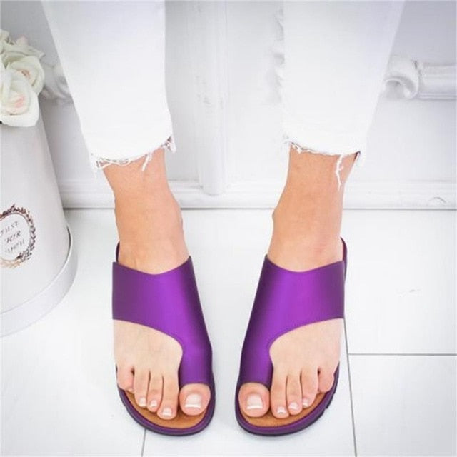 Leather Sandals Summer Shoes for Women