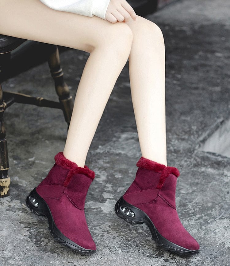 Boots Women Winter Fur Ankle Boots