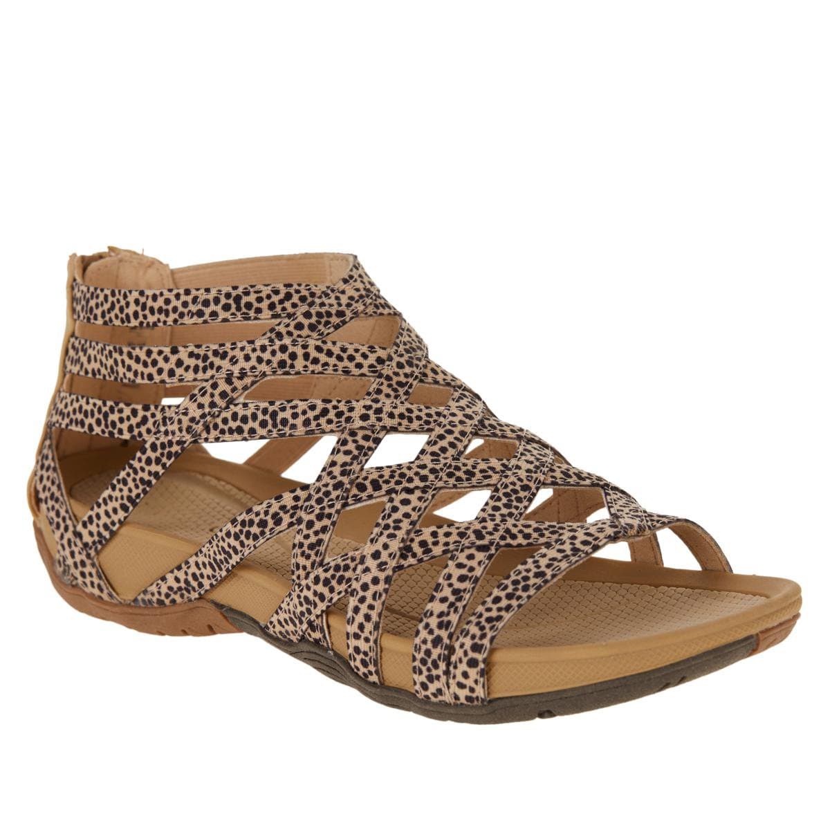 Sandals 2 / LEOPARD Elastic Strap Soft Sole Sandals