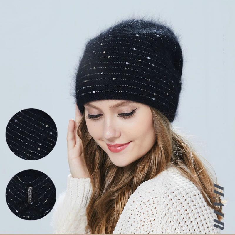 Beanies Elegant Bejeweled Winter Beanie