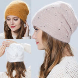 Beanies Elegant Bejeweled Winter Beanie