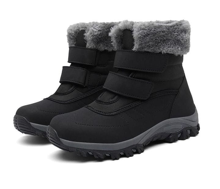 boots 2 / Black Women Thick Fur Snow Boots