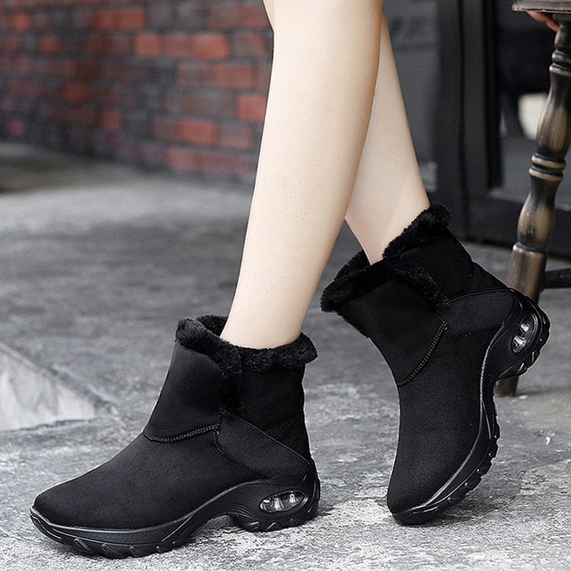 Boots Women Winter Fur Ankle Boots