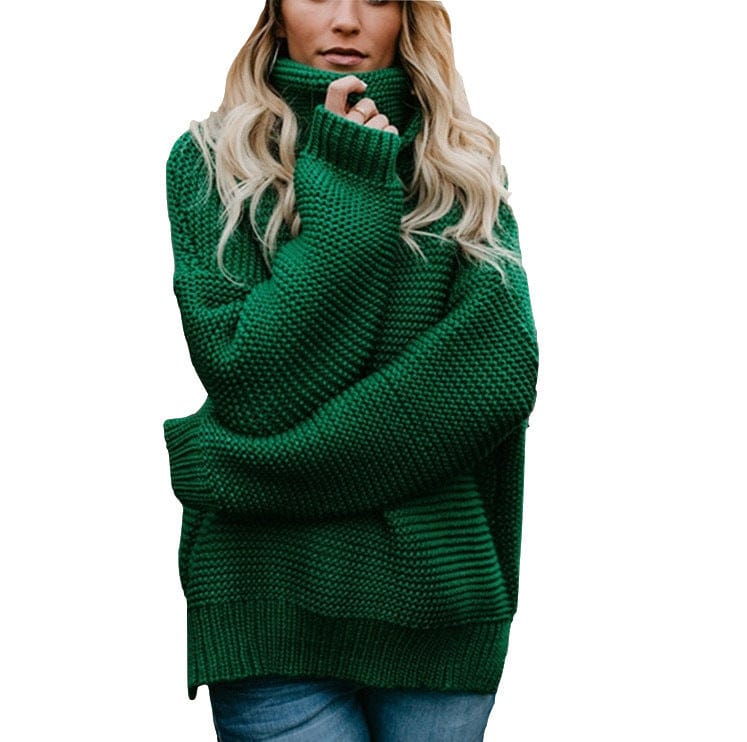 Broad Neck Loose Sweater