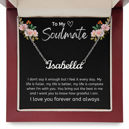 Jewelry Personalized Name Necklace For My Soulmate