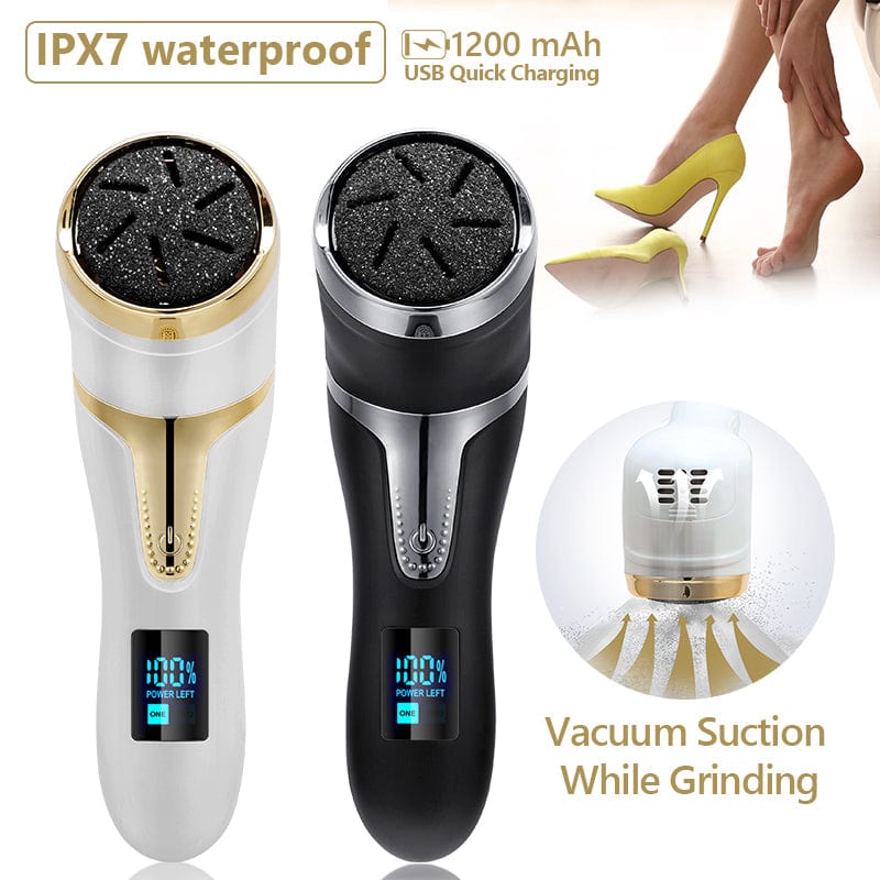 Rechargeable Electric Foot File Electric Pedicure Sander IPX7 Waterproof 2 Speeds Foot Callus Remover Feet Dead Skin Calluses