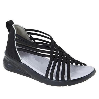 Sandals 2 / Black Women's Soft Sole Fashionable Sandals 2021