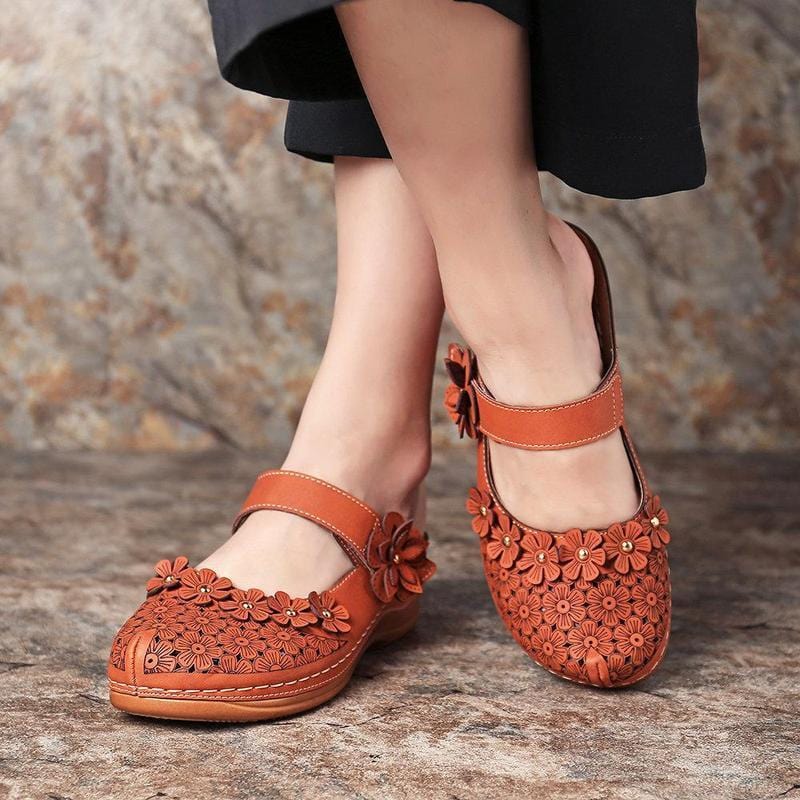 Sandals Flat round toe casual sandals for ladies
