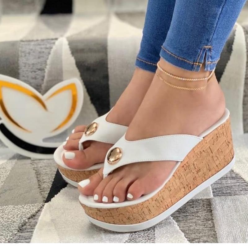 Slippers White / 2 Isabella™ Women's Fashion Slope Heel Slippers
