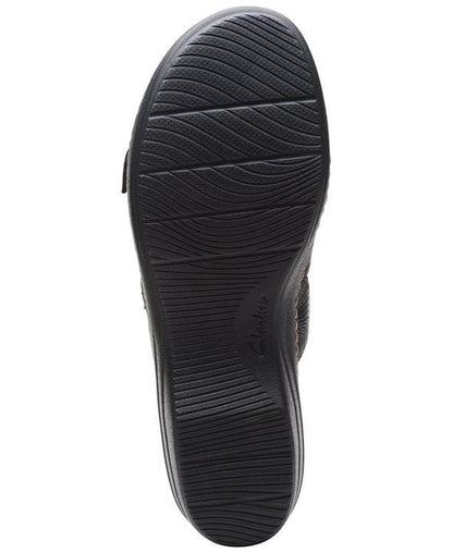 Slippers Women Leather Wedge Slide Sandals