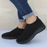 Sneakers 2 / Black Women Slip On Sneakers