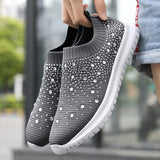 Sneakers Women Knitted Slip On Trainers