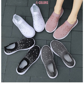 Sneakers Women Knitted Slip On Trainers