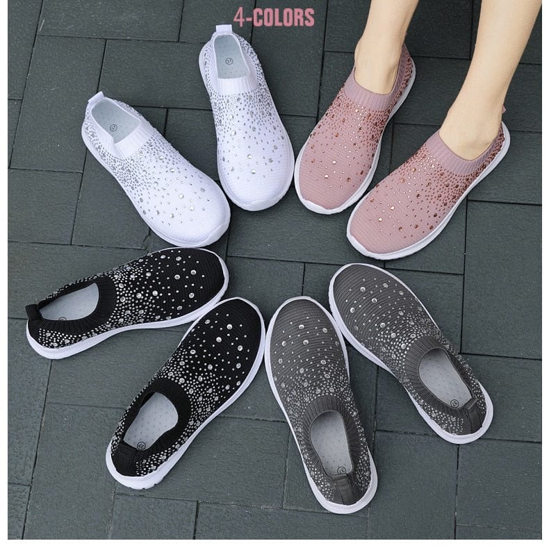 Sneakers Women Knitted Slip On Trainers